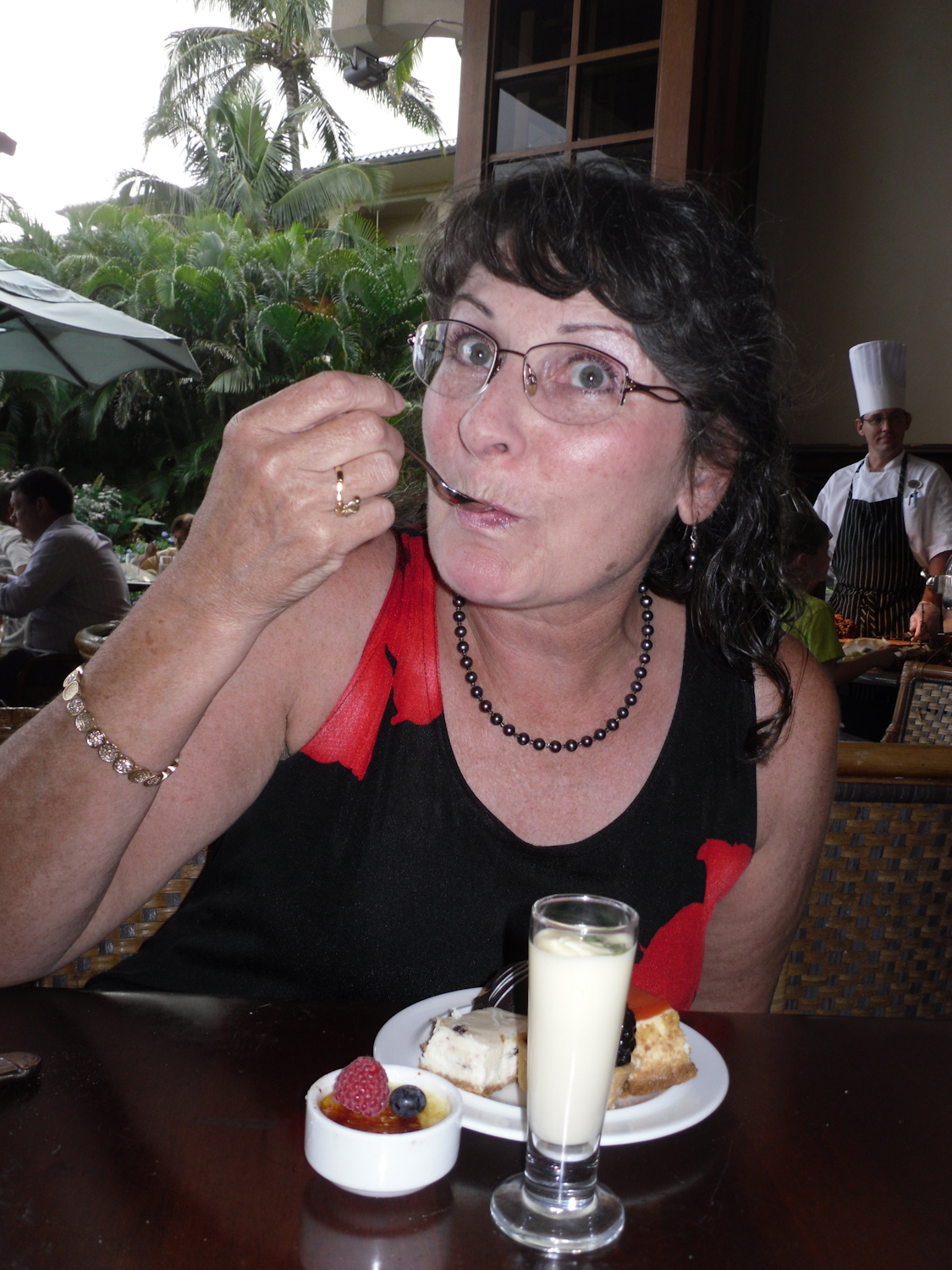 Thanksgiving Day deserts at the Kauai Grand Hyatt